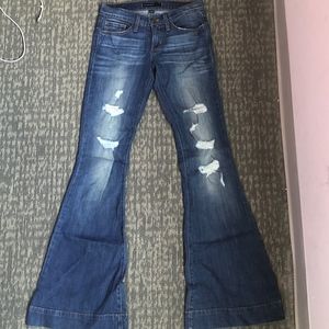 Flying Monkey Flare Ripped Jeans
